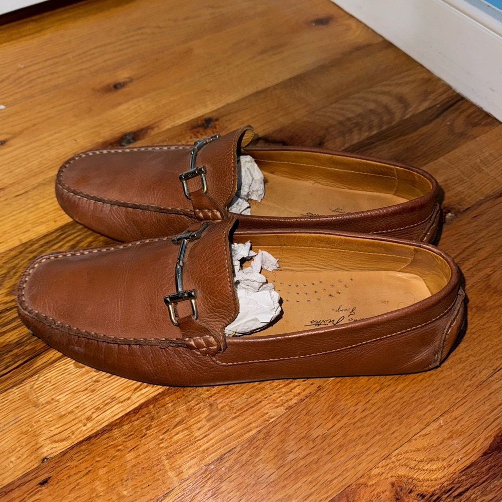 Massimo Matteo Brown Buckle Loafer size 10 - Picture 2 of 2